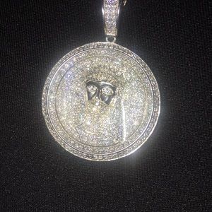 925 sliver chain with Jesus piece